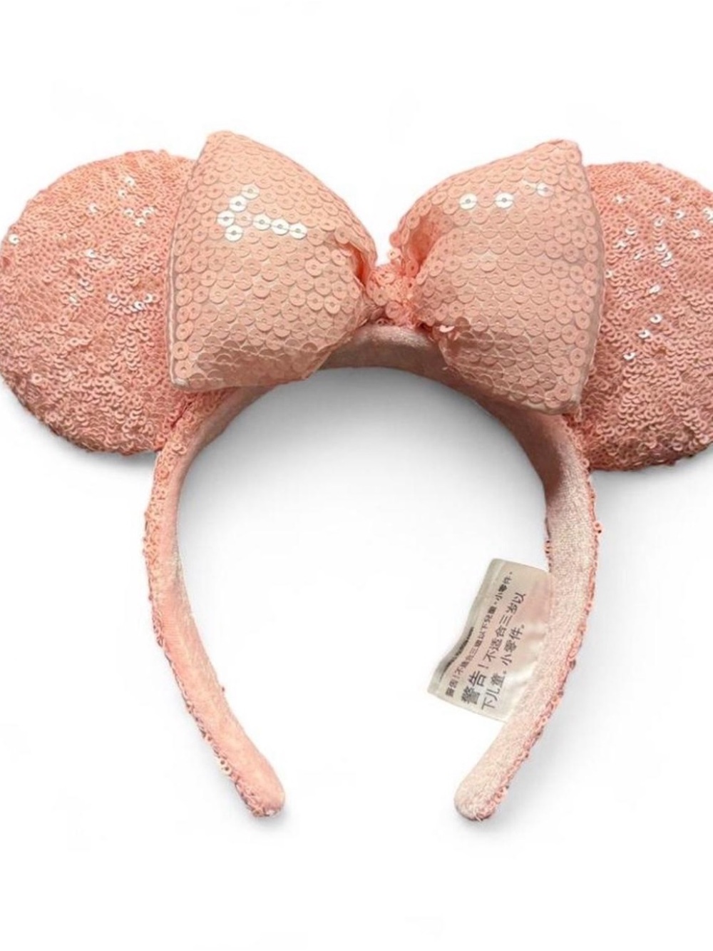 Disney Pink Sequin Minnie Mouse Ear Headband